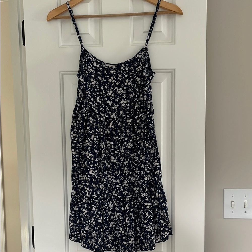 Altar'd State Navy and White Floral Dress, XS